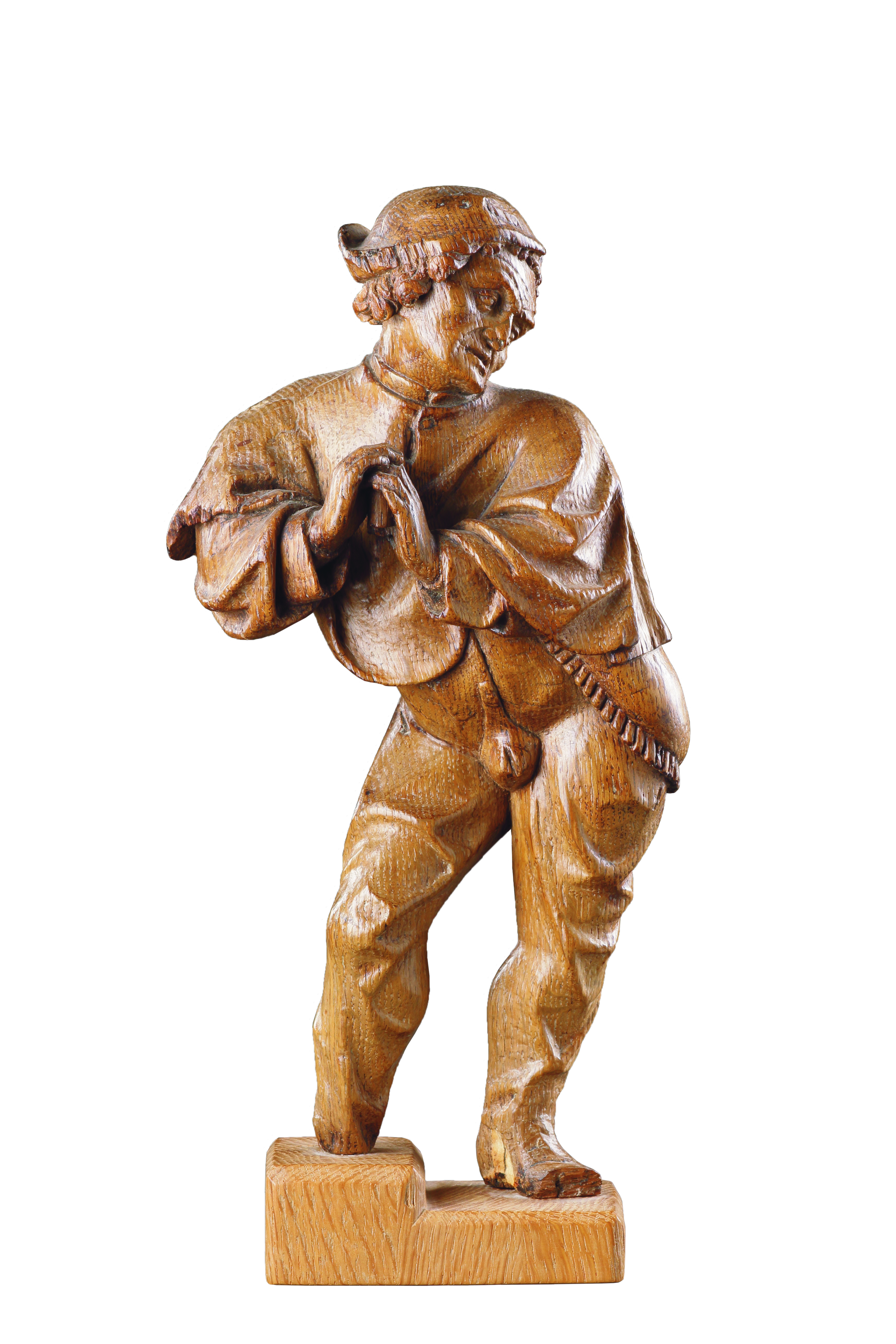 A Fine Flemish Carved Figure of a Man 